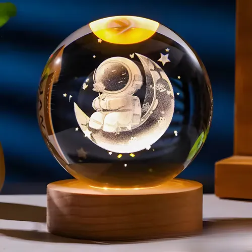 Esfera Cristal Astronauta